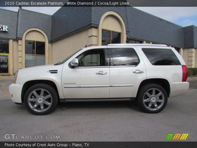 2010 Cadillac Escalade Platinum in White Diamond