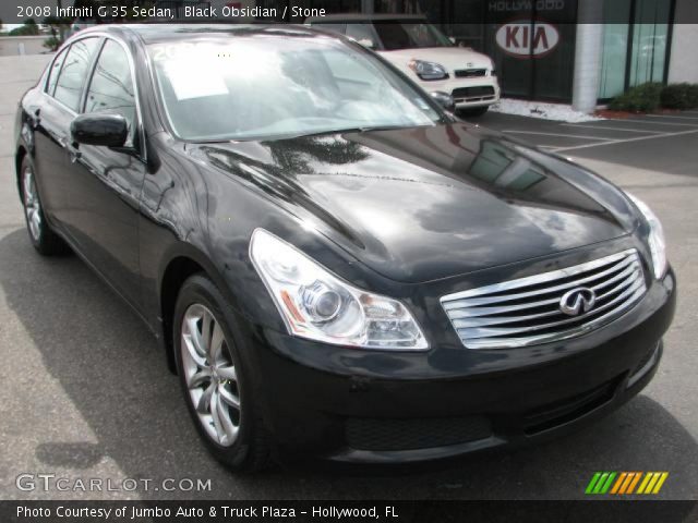 2008 Infiniti G 35 Sedan in Black Obsidian