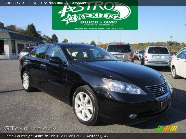 2008 Lexus ES 350 in Obsidian Black