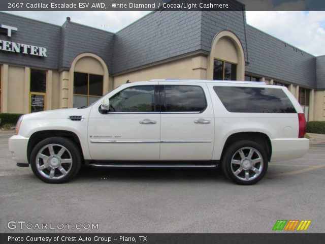 2007 Cadillac Escalade ESV AWD in White Diamond