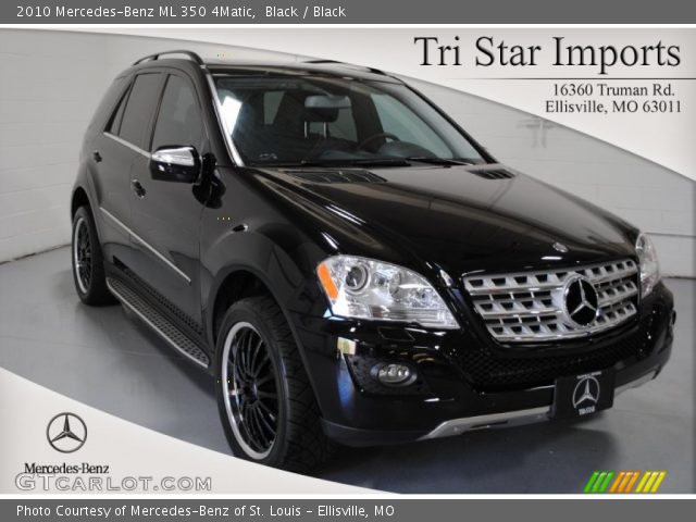 2010 Mercedes-Benz ML 350 4Matic in Black
