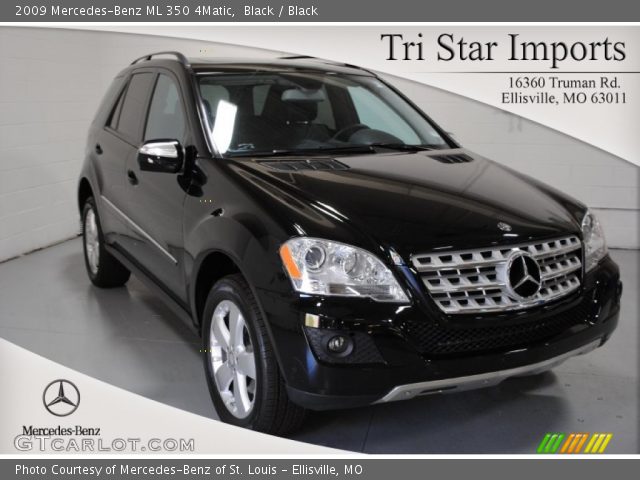 2009 Mercedes-Benz ML 350 4Matic in Black