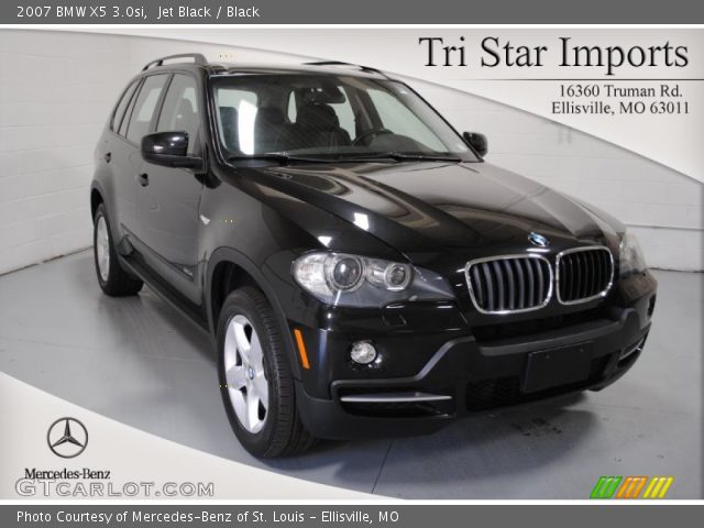 2007 BMW X5 3.0si in Jet Black