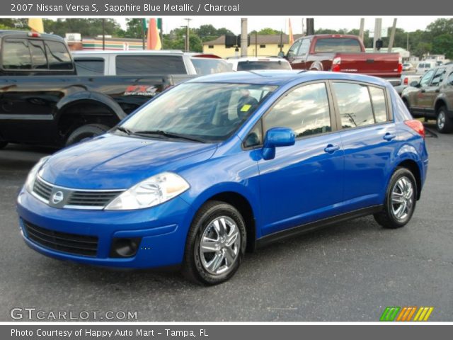 2007 Nissan Versa S in Sapphire Blue Metallic