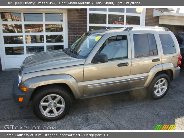 2005 Jeep Liberty Limited 4x4 in Light Khaki Metallic