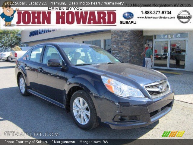 2012 Subaru Legacy 2.5i Premium in Deep Indigo Pearl