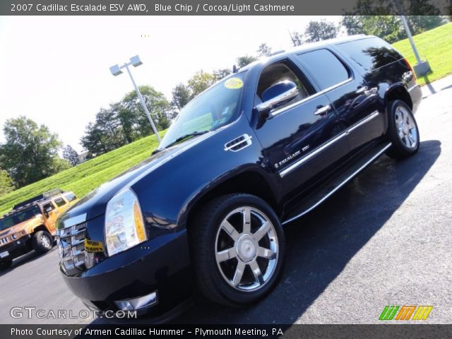 2007 Cadillac Escalade ESV AWD in Blue Chip