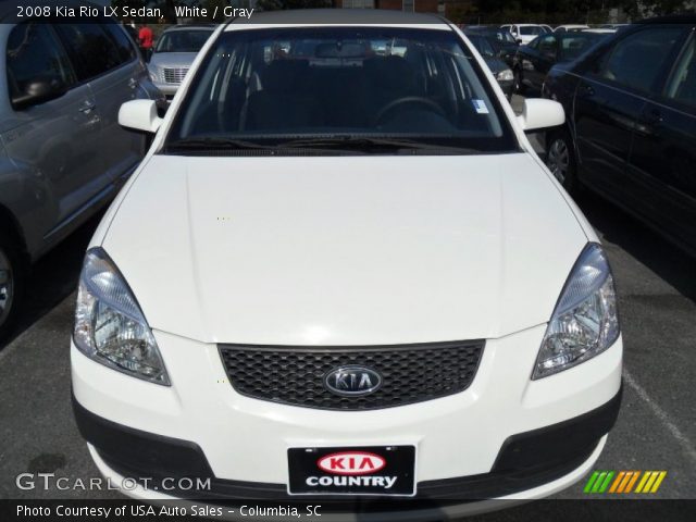 2008 Kia Rio LX Sedan in White