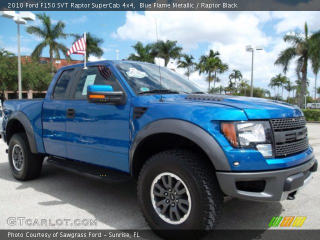 2010 Ford F150 SVT Raptor SuperCab 4x4 in Blue Flame Metallic