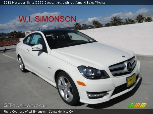 2012 Mercedes-Benz C 250 Coupe in Arctic White