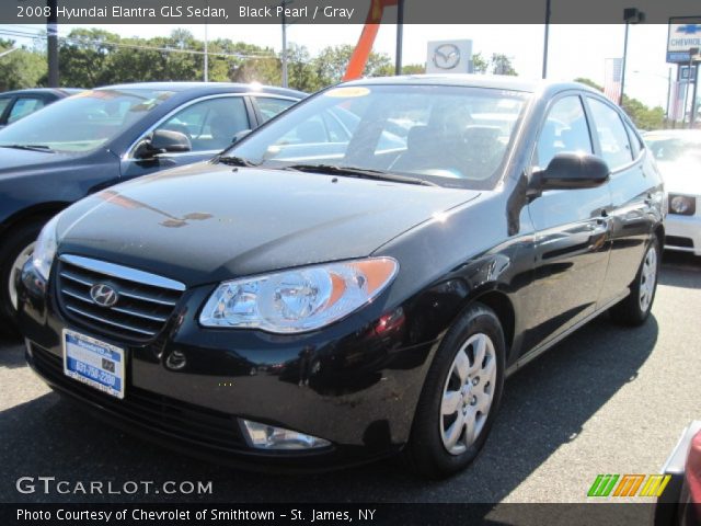 2008 Hyundai Elantra GLS Sedan in Black Pearl