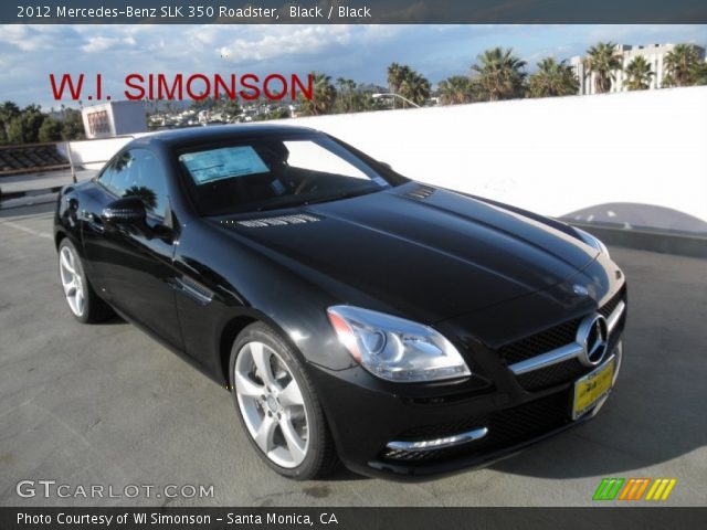 2012 Mercedes-Benz SLK 350 Roadster in Black