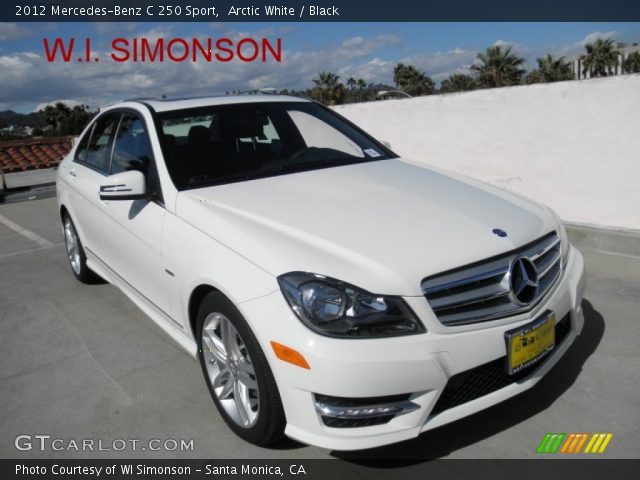 2012 Mercedes-Benz C 250 Sport in Arctic White