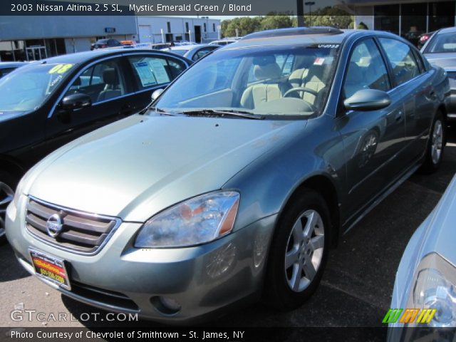 2003 Nissan Altima 2.5 SL in Mystic Emerald Green