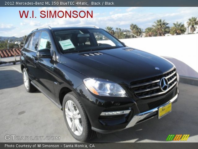 2012 Mercedes-Benz ML 350 BlueTEC 4Matic in Black