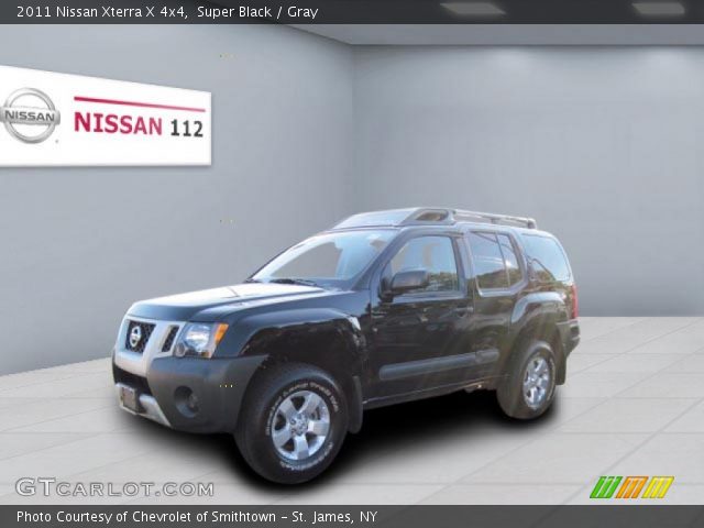 2011 Nissan Xterra X 4x4 in Super Black