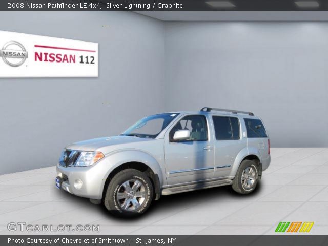 2008 Nissan Pathfinder LE 4x4 in Silver Lightning