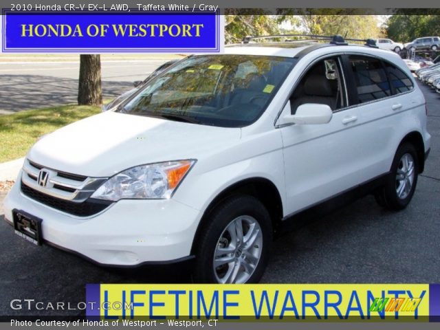 2010 Honda CR-V EX-L AWD in Taffeta White
