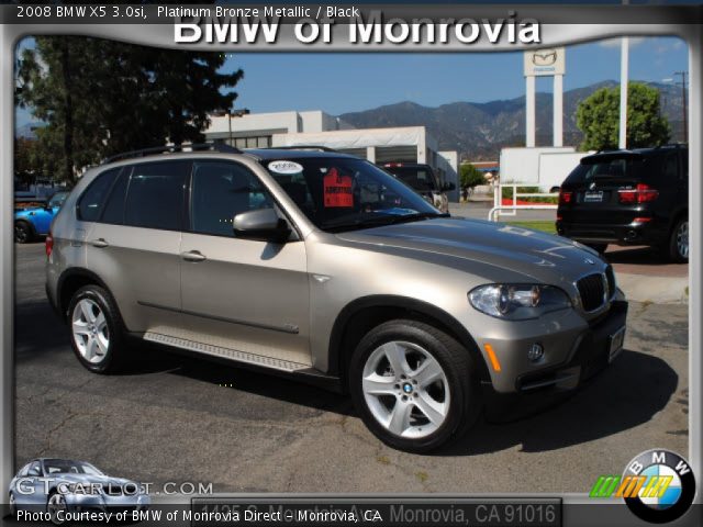 2008 BMW X5 3.0si in Platinum Bronze Metallic