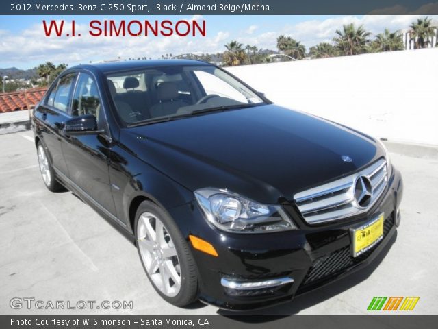 2012 Mercedes-Benz C 250 Sport in Black