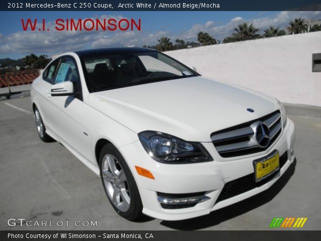 2012 Mercedes-Benz C 250 Coupe in Arctic White