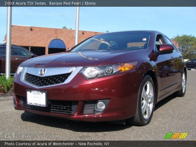 2009 Acura TSX Sedan in Basque Red Pearl