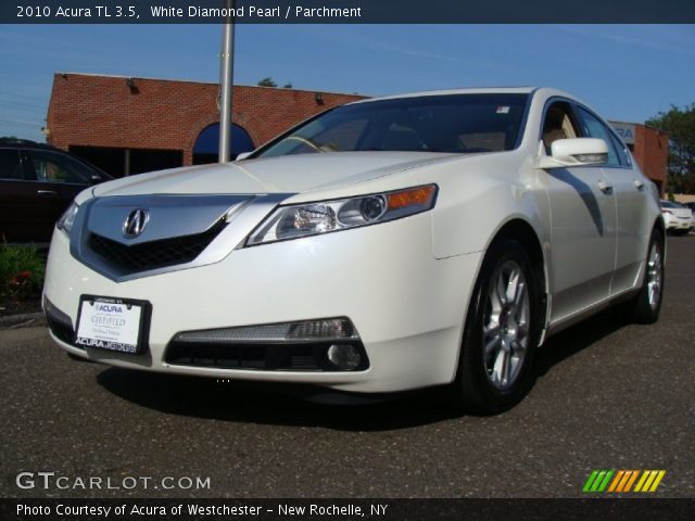 2010 Acura TL 3.5 in White Diamond Pearl