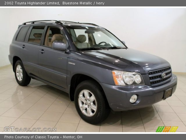 2002 Toyota Highlander Limited in Bluestone Metallic