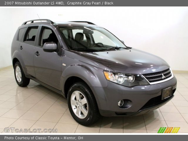 2007 Mitsubishi Outlander LS 4WD in Graphite Gray Pearl