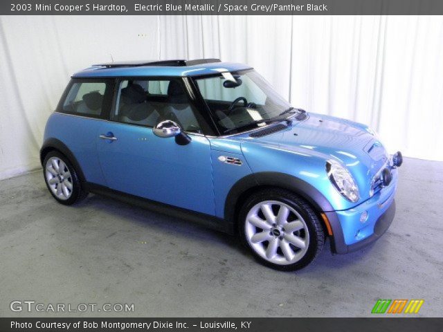 2003 Mini Cooper S Hardtop in Electric Blue Metallic