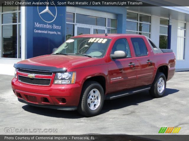 2007 Chevrolet Avalanche LS in Sport Red Metallic