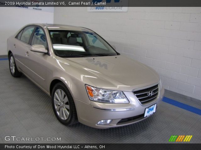 2009 Hyundai Sonata Limited V6 in Camel Pearl