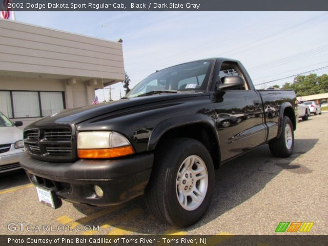 2002 Dodge Dakota Sport Regular Cab in Black