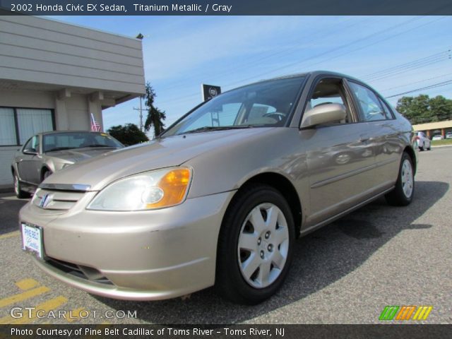2002 Honda Civic EX Sedan in Titanium Metallic