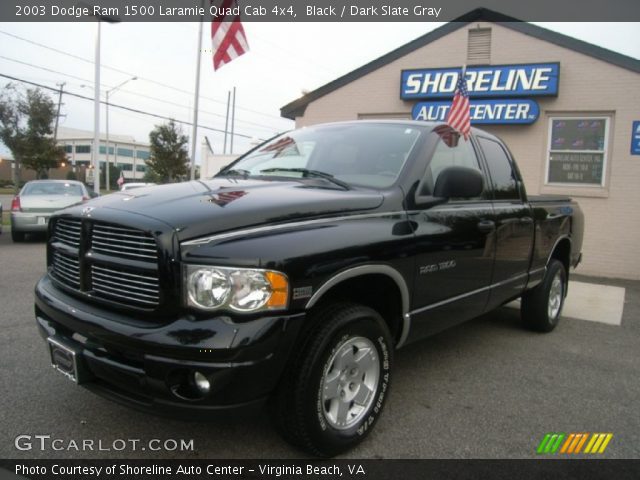 2003 Dodge Ram 1500 Laramie Quad Cab 4x4 in Black