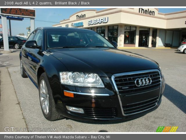 2008 Audi A8 L 4.2 quattro in Brilliant Black