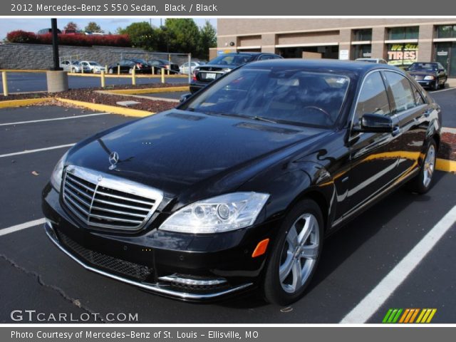 2012 Mercedes-Benz S 550 Sedan in Black