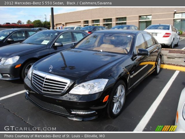 2012 Mercedes-Benz S 550 Sedan in Black