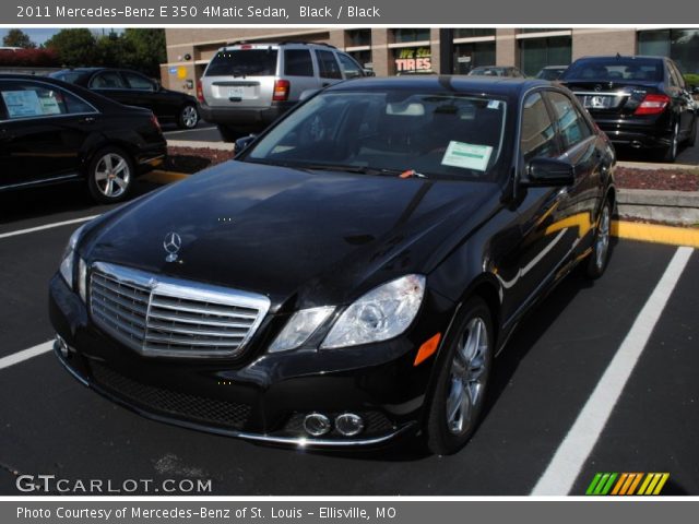 2011 Mercedes-Benz E 350 4Matic Sedan in Black
