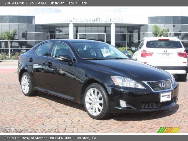 2009 Lexus IS 250 AWD in Obsidian Black