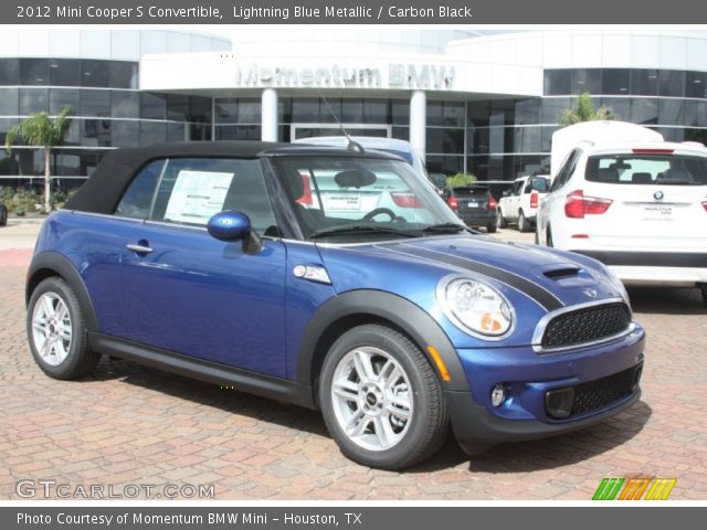 2012 Mini Cooper S Convertible in Lightning Blue Metallic