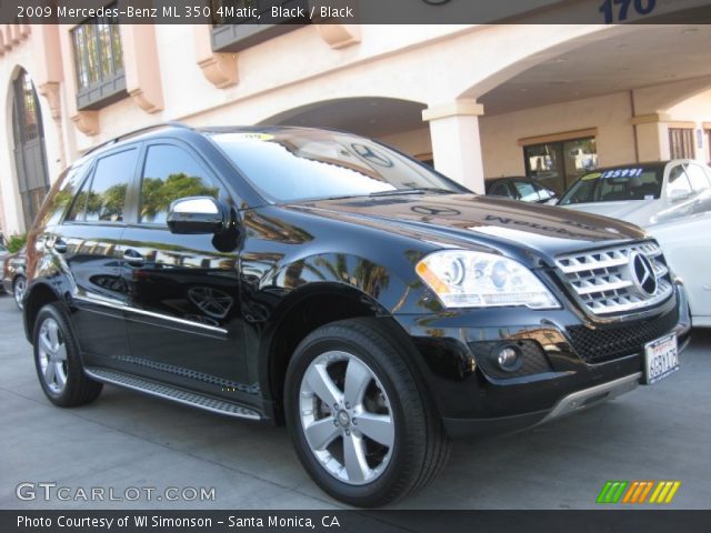 2009 Mercedes-Benz ML 350 4Matic in Black