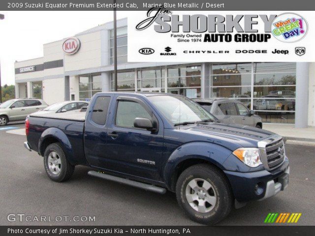 2009 Suzuki Equator Premium Extended Cab in Marine Blue Metallic