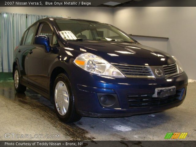 2007 Nissan Versa S in Blue Onyx Metallic