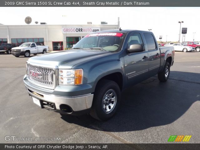 2009 GMC Sierra 1500 SL Crew Cab 4x4 in Stealth Gray Metallic
