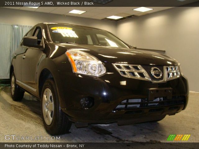 2011 Nissan Rogue S AWD in Wicked Black