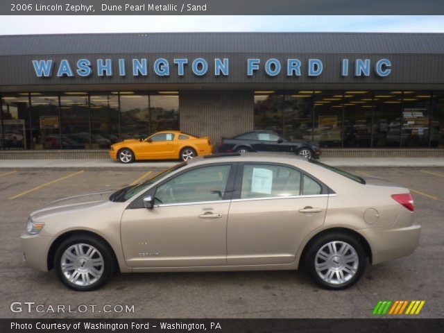2006 Lincoln Zephyr  in Dune Pearl Metallic
