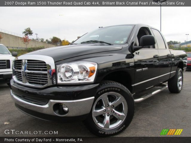 2007 Dodge Ram 1500 Thunder Road Quad Cab 4x4 in Brilliant Black Crystal Pearl