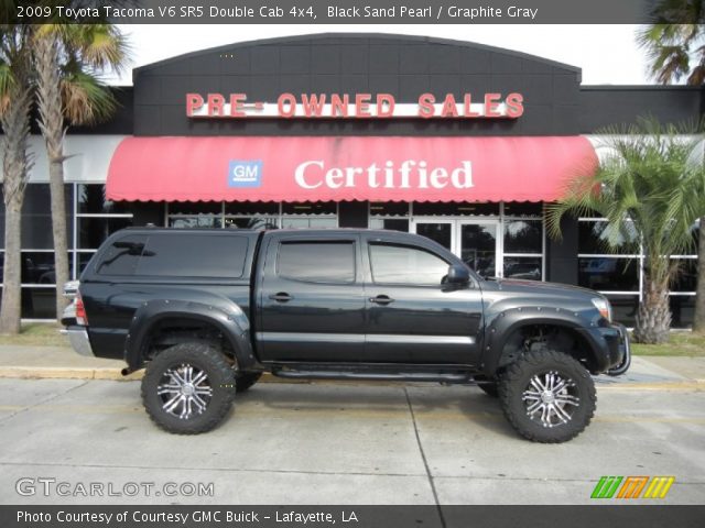 2009 Toyota Tacoma V6 SR5 Double Cab 4x4 in Black Sand Pearl