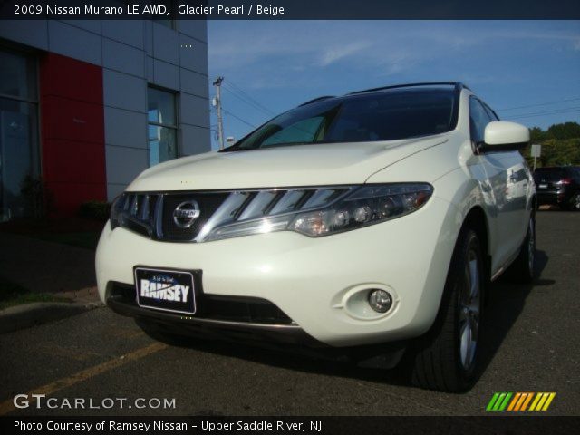 2009 Nissan Murano LE AWD in Glacier Pearl